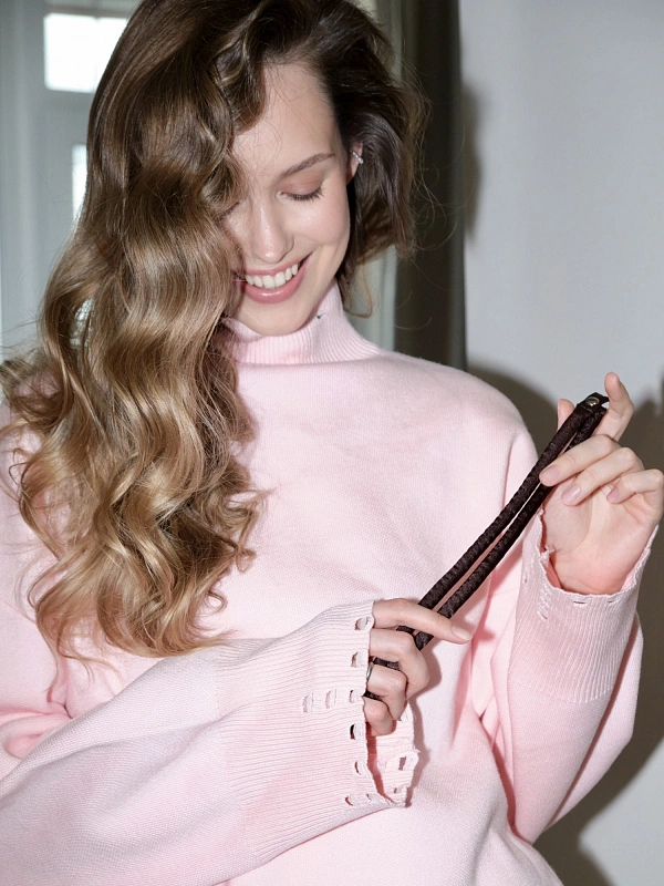 Мягкие бигуди из лебяжего пуха "Комплект jillas slim compact 2.0, коричневый" по цене ₽1,890, размеры 205х85х25, для волос От каре до пояса