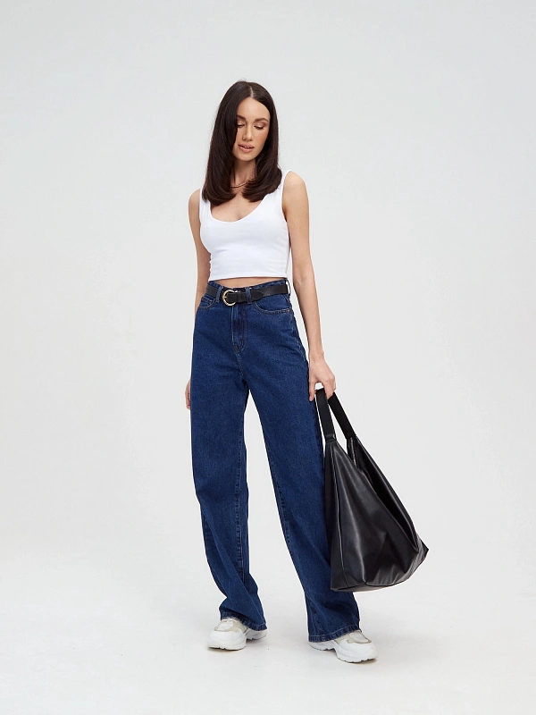 Кроп топ укороченный jillas, белый, S