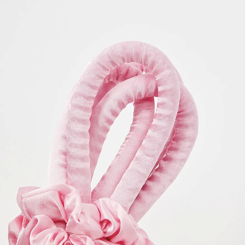 Мягкие бигуди из лебяжего пуха "Комплект jillas slim розовый" по цене 1&nbsp;390 ₽, размеры 205х85х25, для волос От каре до пояса