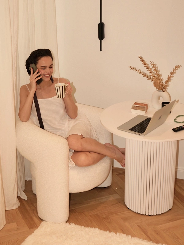 Мягкие бигуди из лебяжего пуха "Набор jillas for sleep, коричневый" по цене ₽2,990, размеры 215х175х75, для волос От плеч до пояса