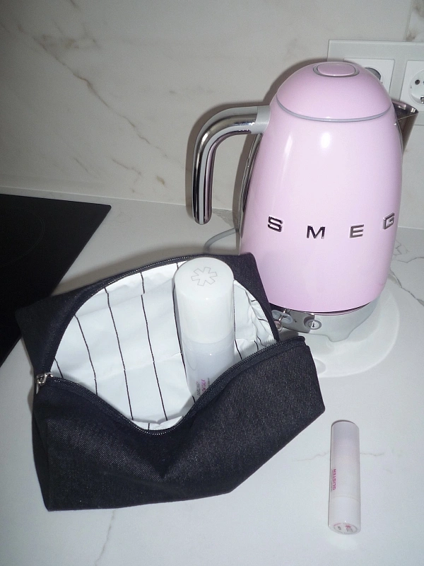 Косметичка jillas джинсовая, черный по цене ₽1,890, размеры 300х200х30