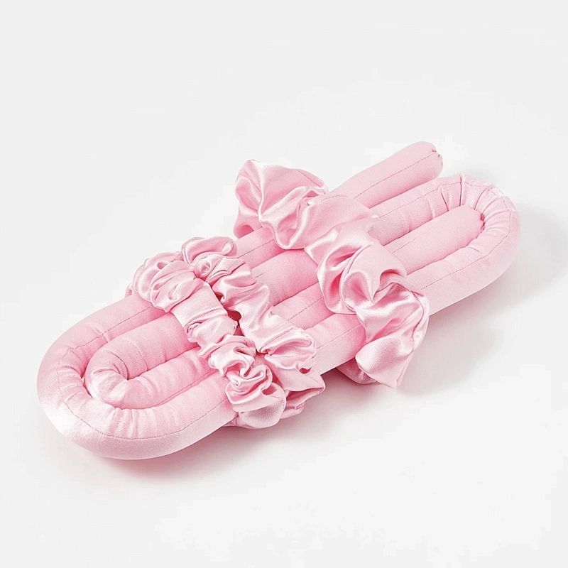 Мягкие бигуди из лебяжего пуха "Комплект jillas mini розовый" по цене ₽1,390, размеры 235х85х40, для волос От плеч до пояса