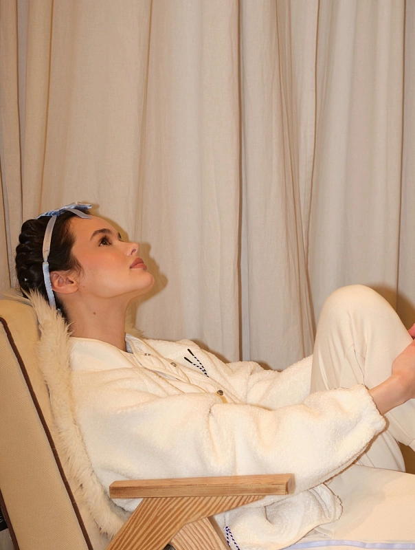 Мягкие бигуди из лебяжего пуха "Комплект jillas slim elegant голубой" по цене ₽1,390, размеры 205х85х25, для волос От каре до пояса