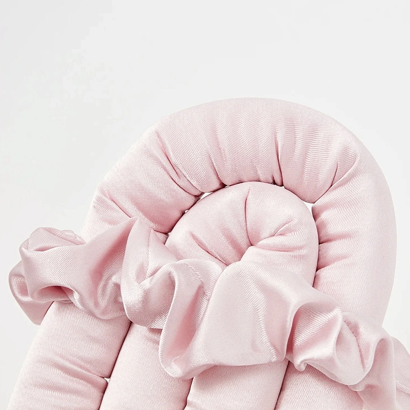 Мягкие бигуди из лебяжего пуха "Комплект jillas classic светло-розовый" по цене ₽1,390, размеры 255х105х50, для волос От лопаток до пояса