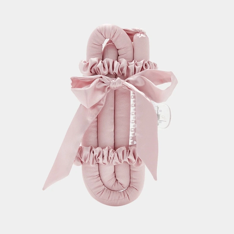 Мягкие бигуди из лебяжего пуха "Комплект jillas mini elegant светло-розовый" по цене 1&nbsp;590 ₽, размеры 235х85х40, для волос От плеч до пояса