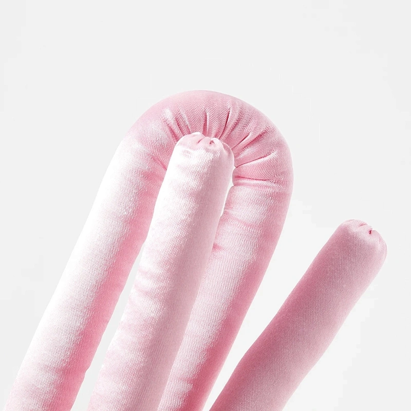 Мягкие бигуди из лебяжего пуха "Комплект jillas mini розовый" по цене ₽1,390, размеры 235х85х40, для волос От плеч до пояса