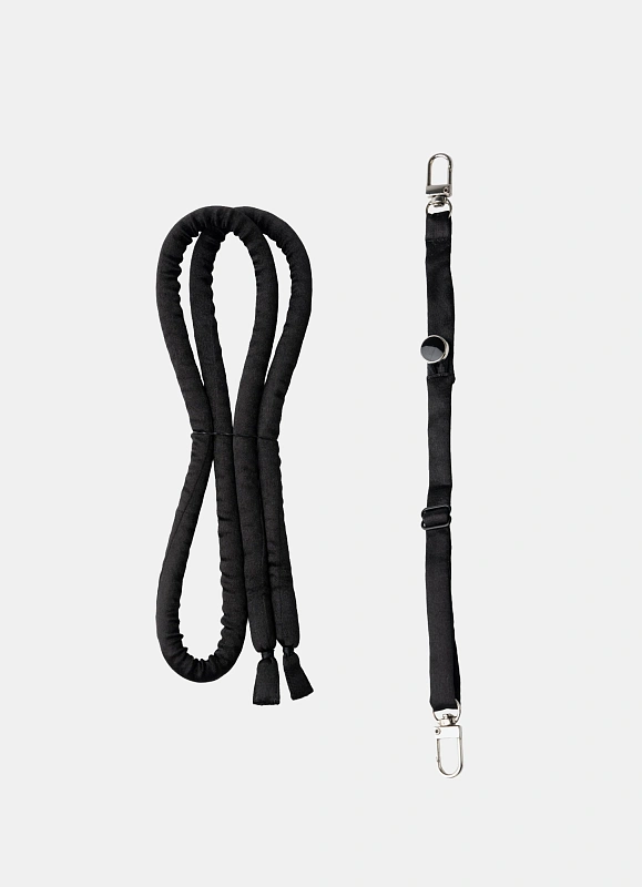 Мягкие бигуди из лебяжего пуха "Комплект jillas slim Pro черный" по цене 2&nbsp;990 ₽, размеры 230х80х20, для волос От каре до пояса