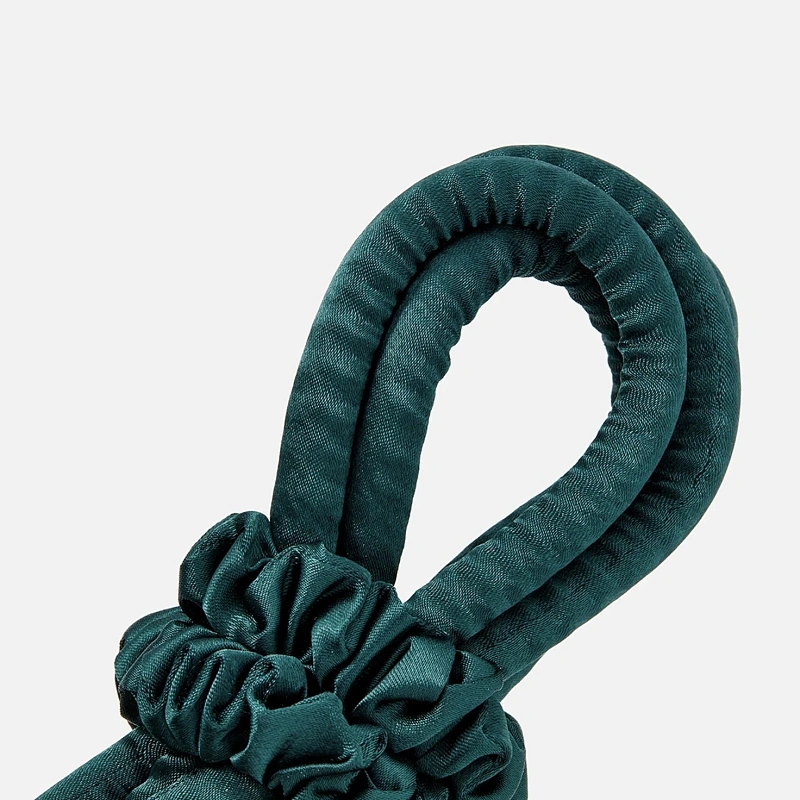 Мягкие бигуди из лебяжего пуха "Комплект jillas slim изумрудный" по цене ₽1,390, размеры 205х85х25, для волос От каре до пояса