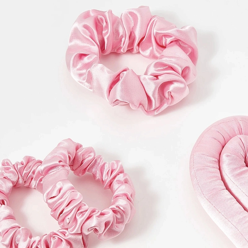 Мягкие бигуди из лебяжего пуха "Комплект jillas mini розовый" по цене ₽1,390, размеры 235х85х40, для волос От плеч до пояса