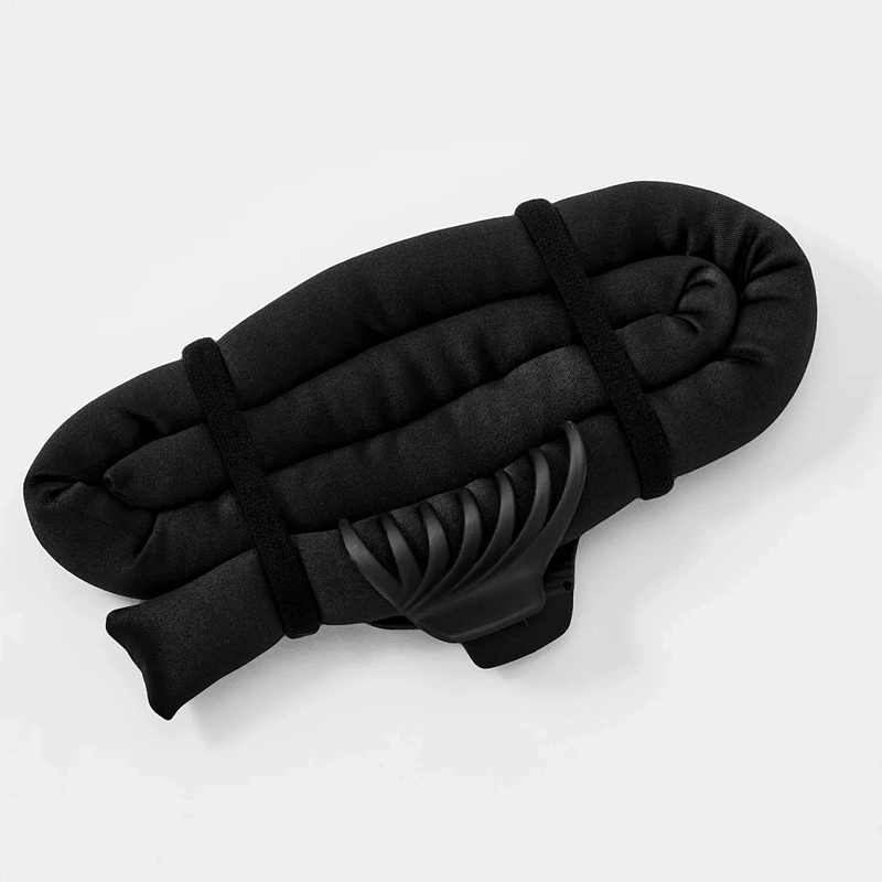 Мягкие бигуди из лебяжего пуха "Комплект jillas classic lite черный" по цене ₽690, размеры 200х150х40, для волос От лопаток до пояса