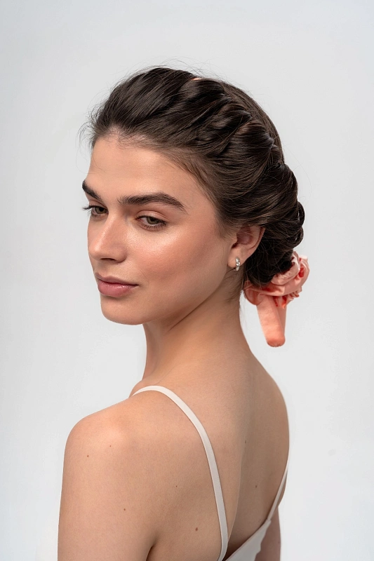 Мягкие бигуди из лебяжего пуха "Комплект jillas mini персиковый" по цене 1&nbsp;390 ₽, размеры , для волос От плеч до пояса