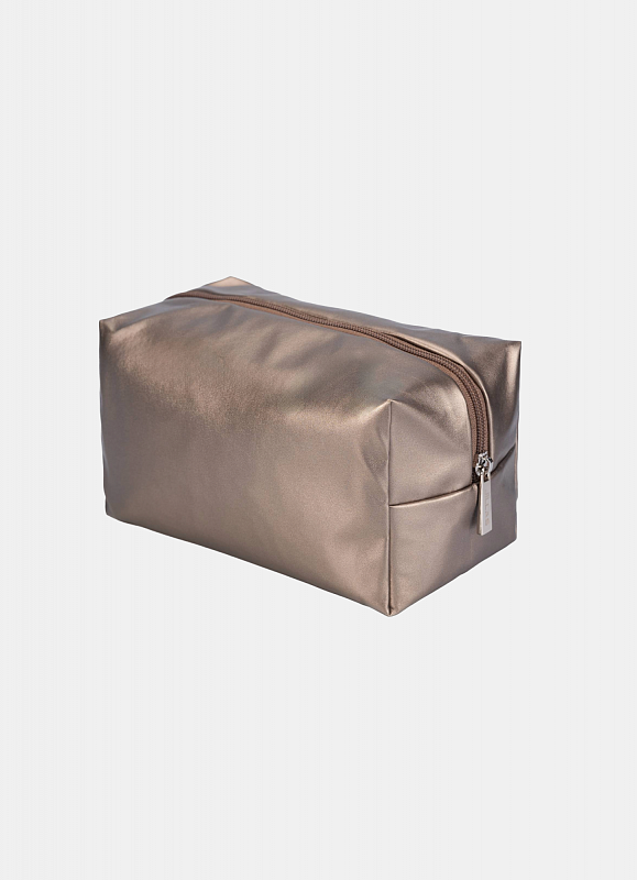 Косметичка jillas из искусственной кожи, золотистый