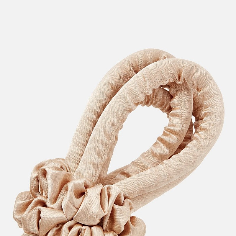 Мягкие бигуди из лебяжего пуха "Комплект jillas slim золотистый" по цене ₽1,390, размеры 205х85х25, для волос От каре до пояса