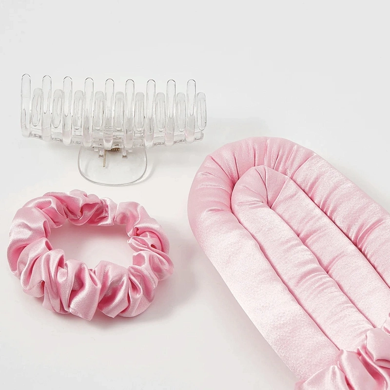 Мягкие бигуди из лебяжего пуха "Комплект jillas classic розовый" по цене 1&nbsp;390 ₽, размеры 255х105х50, для волос От лопаток до пояса