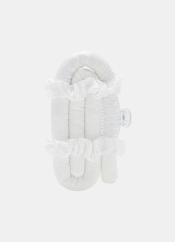 Мягкие бигуди из лебяжего пуха "Комплект jillas classic белый" по цене ₽1,390, размеры 255х105х50, для волос От лопаток до пояса