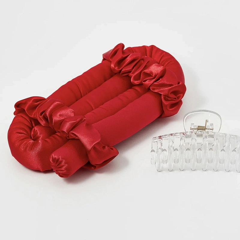 Мягкие бигуди из лебяжего пуха "Комплект jillas classic красный" по цене 1&nbsp;390 ₽, размеры 255х105х50, для волос От лопаток до пояса